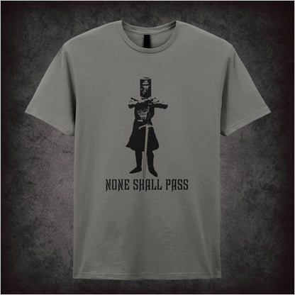 None Shall Pass – Softstyle Unisex Graphic T-Shirt