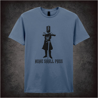 None Shall Pass – Softstyle Unisex Graphic T-Shirt