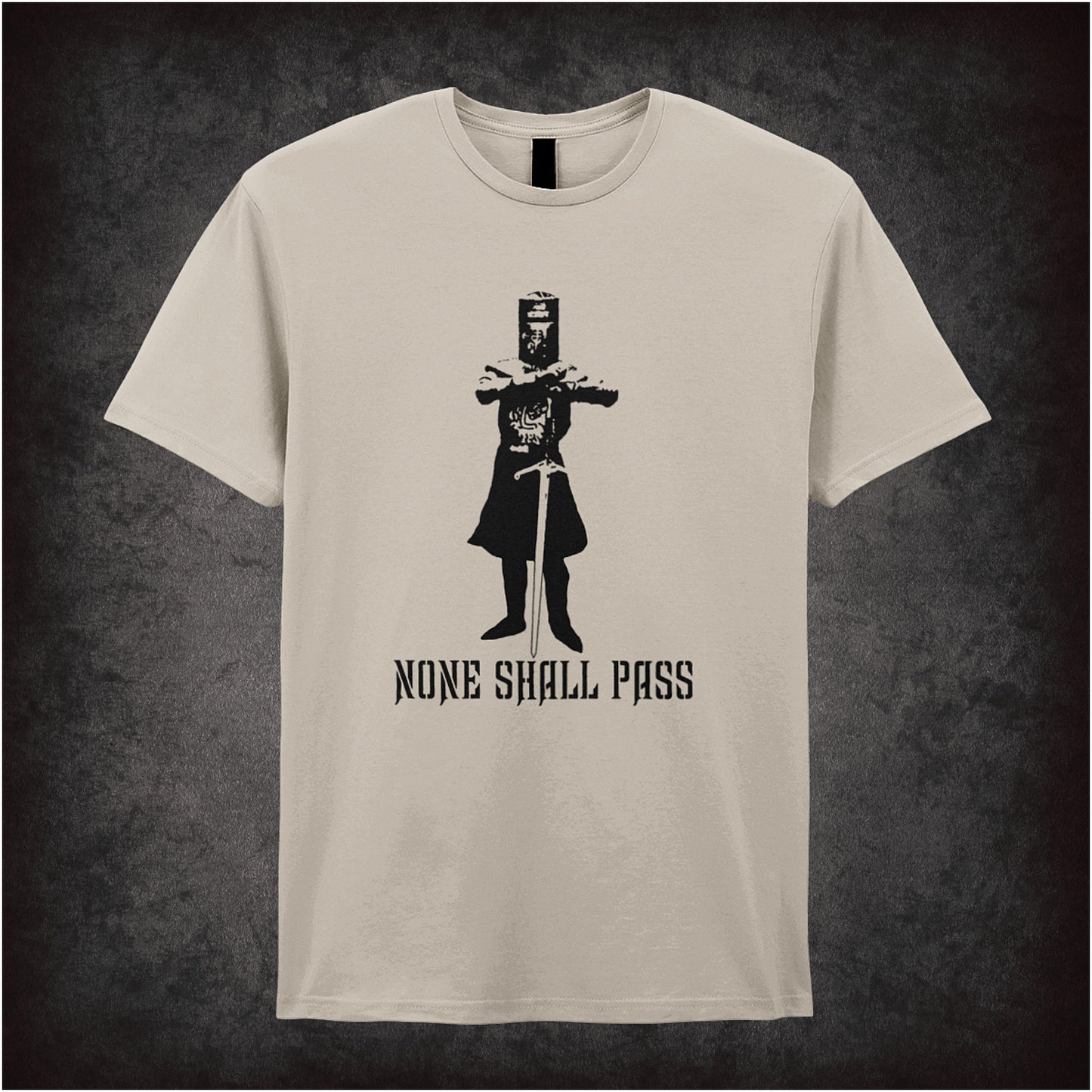 None Shall Pass – Softstyle Unisex Graphic T-Shirt