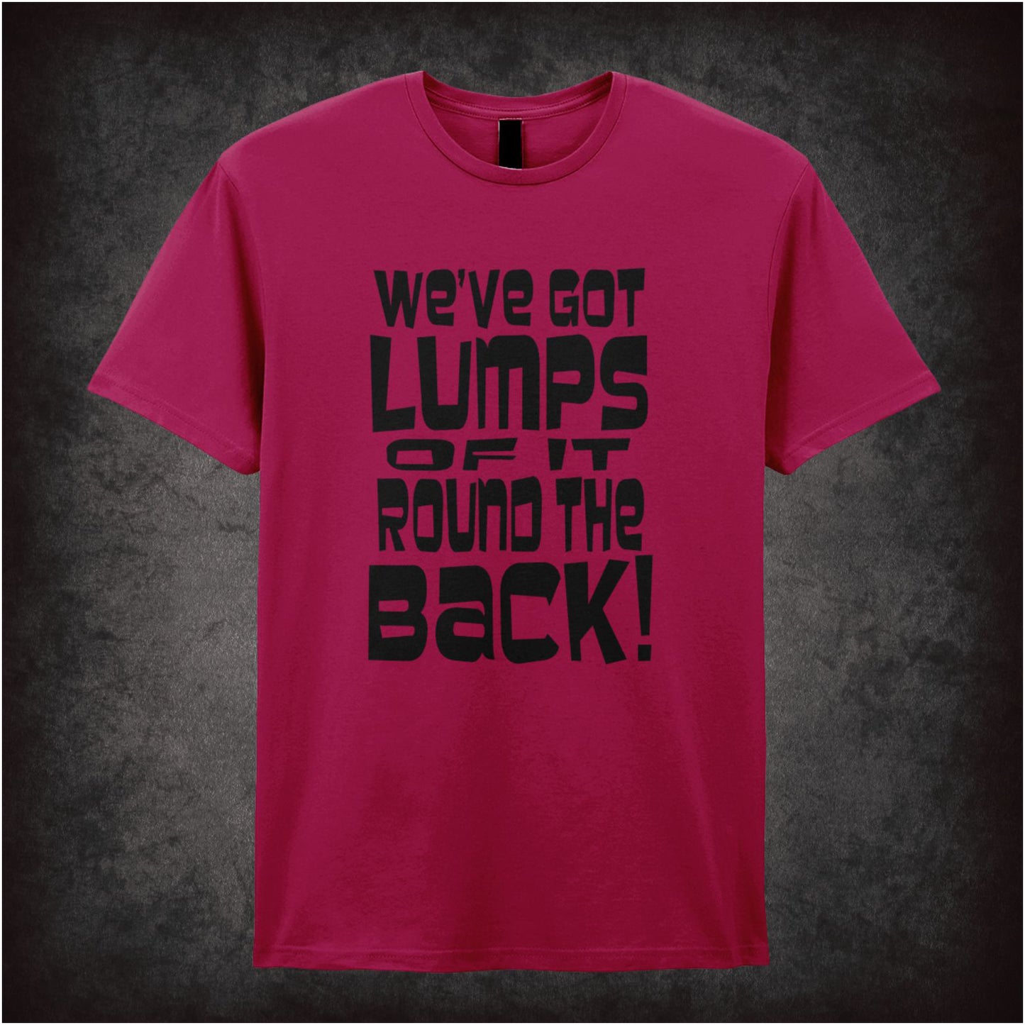 We’ve Got Lumps of It Round the Back – Softstyle Unisex Graphic T-Shirt