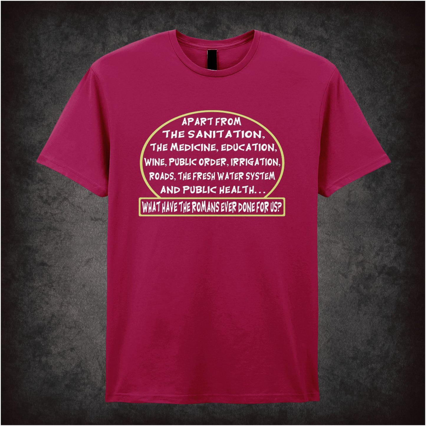 What Have the Romans Ever Done for Us? – Softstyle Unisex Graphic T-Shirt