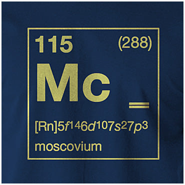 Element 115 - Moscovium Unisex T Shirt