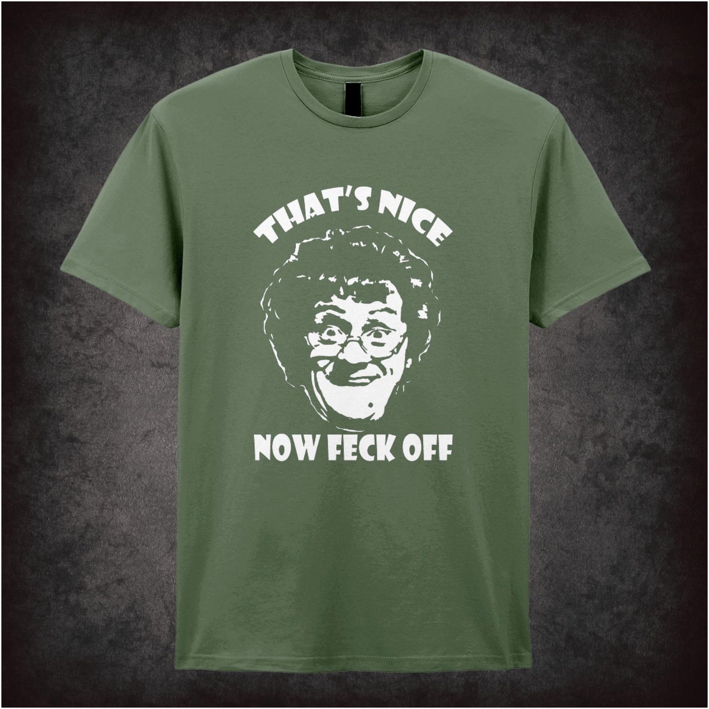 That’s Nice, Now Feck Off – Cult Irish Sitcom Graphic T-Shirt