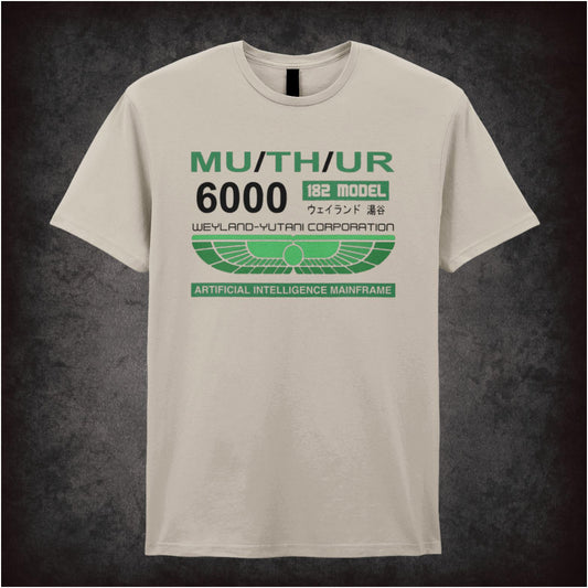 MU/TH/UR 6000 AI Computer Systems Alien inspired unisex T-shirt with graphic design