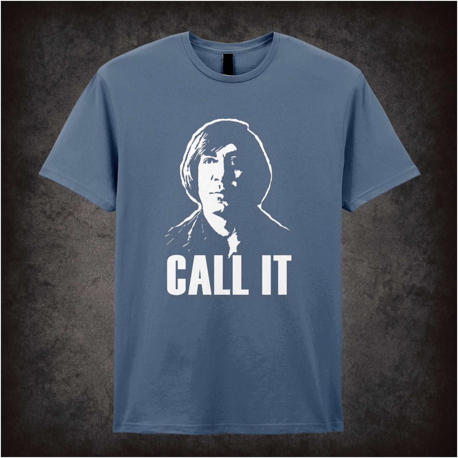 ‘Call it’ coin toss quote T-shirt from No Country for Old Men