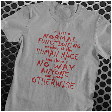 I'm Just A Normal Functioning Member Of The Human Race - Peep Show Inspired Unisex T Shirt