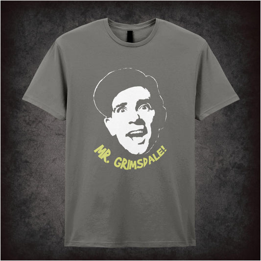 “Norman Pitkin ‘Mr Grimsdale!’ T-shirt from Norman Wisdom”