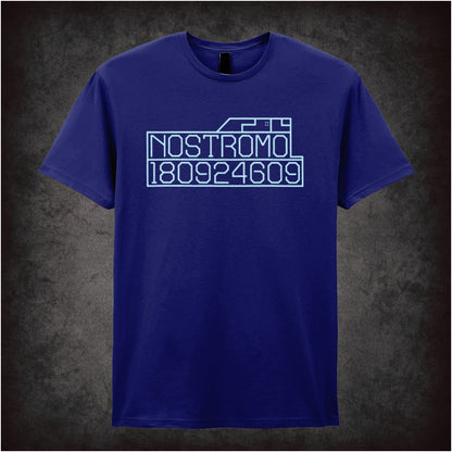 Nostromo Start-Up Screen – Cult Sci-Fi Graphic T-Shirt