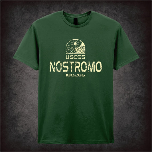 USCSS Nostromo 180286 Alien inspired unisex T-shirt with graphic design