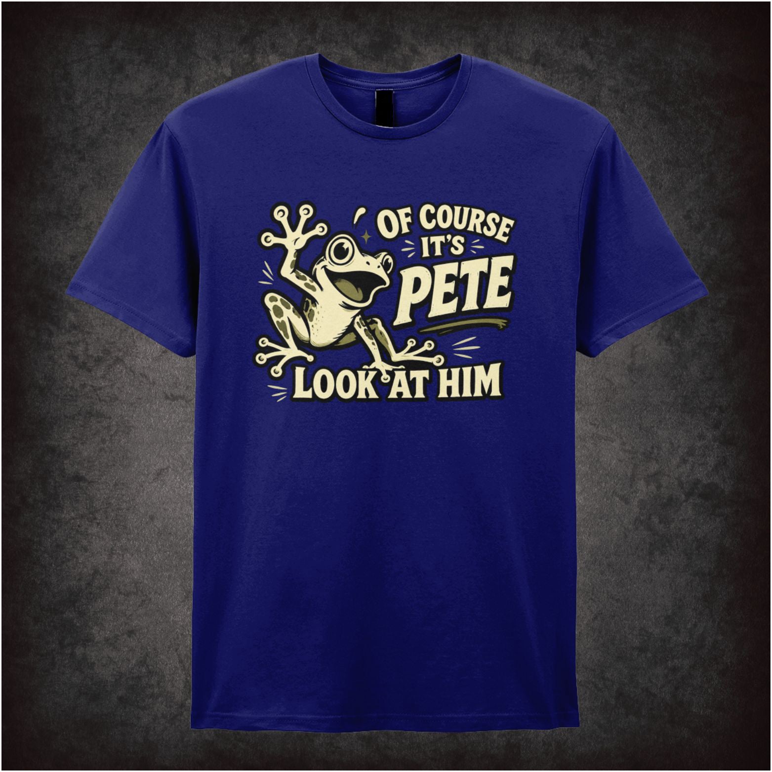 Of course it's pete look at him T-shirt in navy from O Brother Where Art Thou