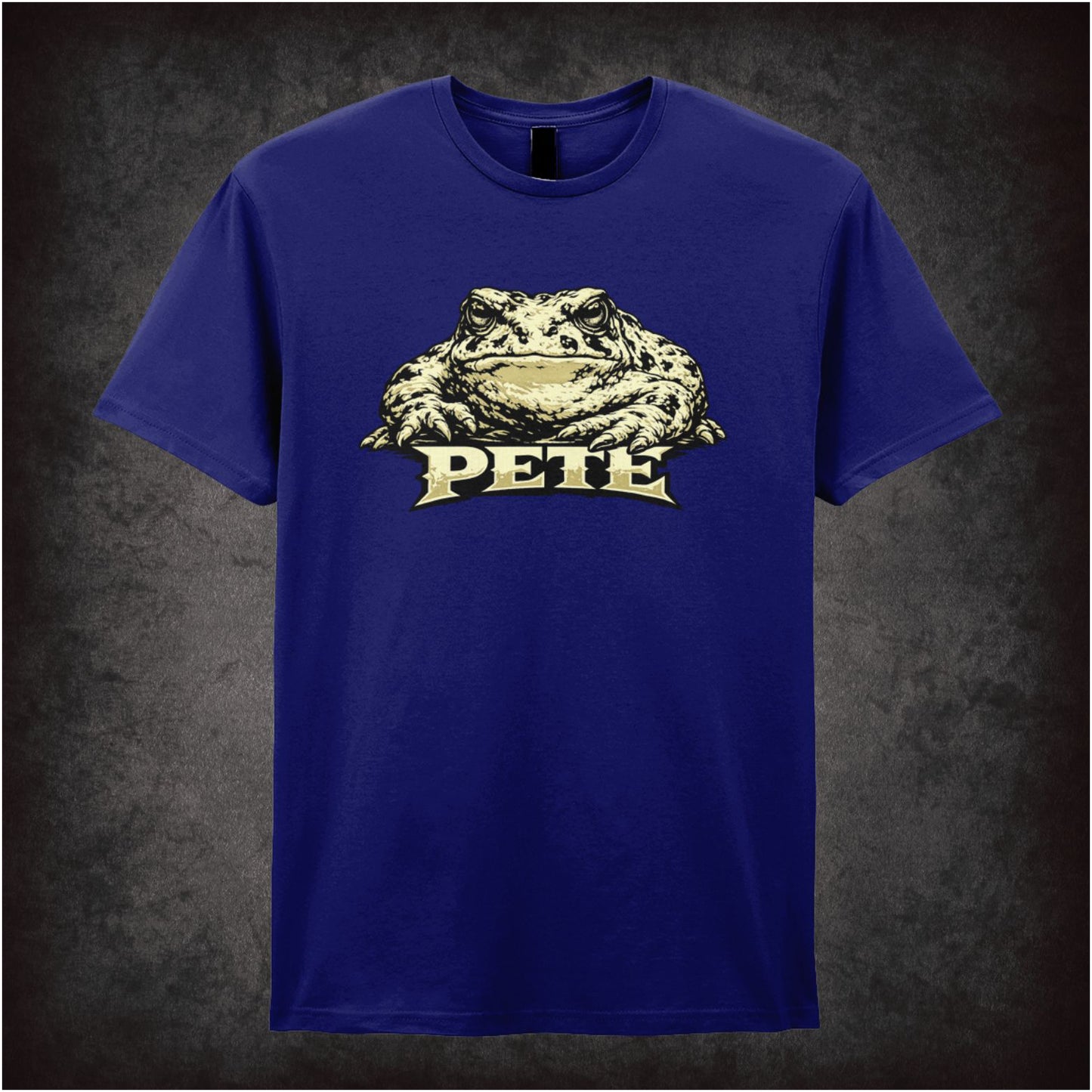 Pete as toad T-shirt in navy from O Brother, Where Art Thou?