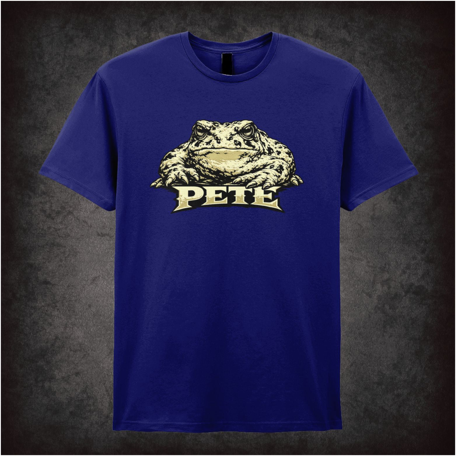 Pete as toad T-shirt in navy from O Brother, Where Art Thou?