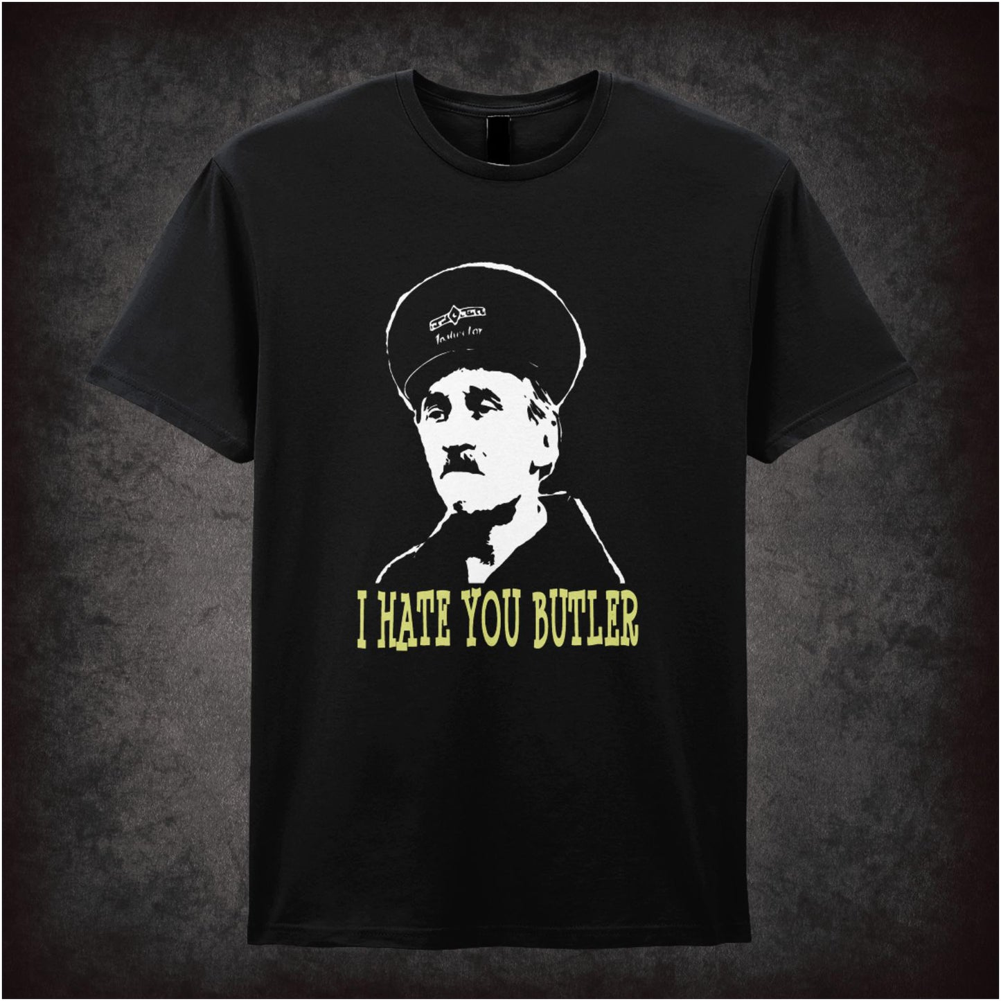 “Inspector Blake ‘I hate you Butler’ T-shirt from On the Buses”
