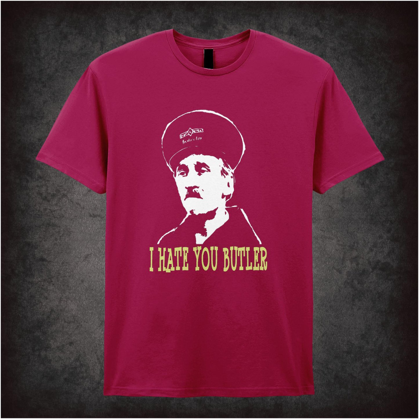 I Hate You Butler – Cult British Sitcom Graphic T-Shirt