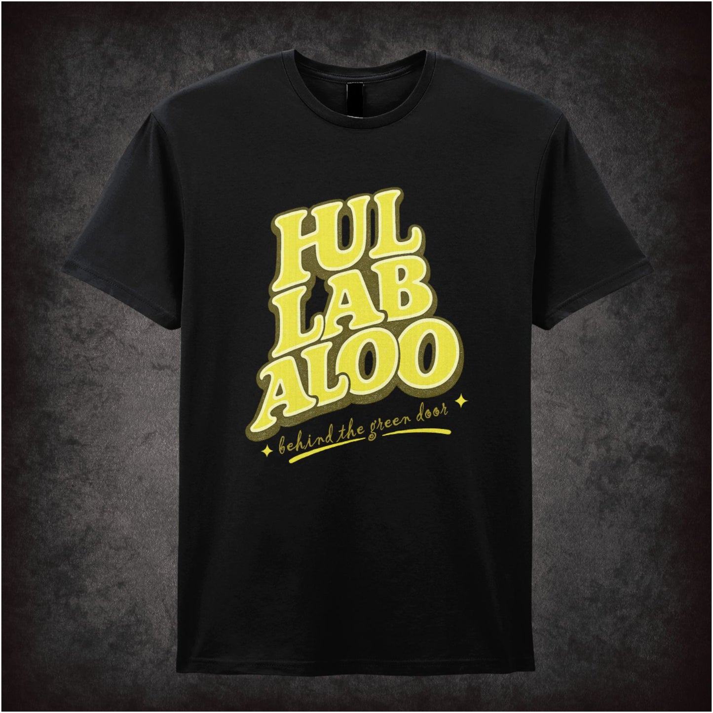 Hullabaloo T-shirt in black from Once Upon a Time in Hollywood