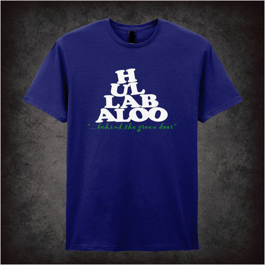 Hullabaloo Behind the Green Door Once Upon a Time in Hollywood inspired unisex T-shirt with graphic design