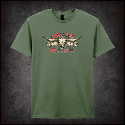 Spahn's Movie Ranch T-shirt in military green from Once Upon a Time in Hollywood