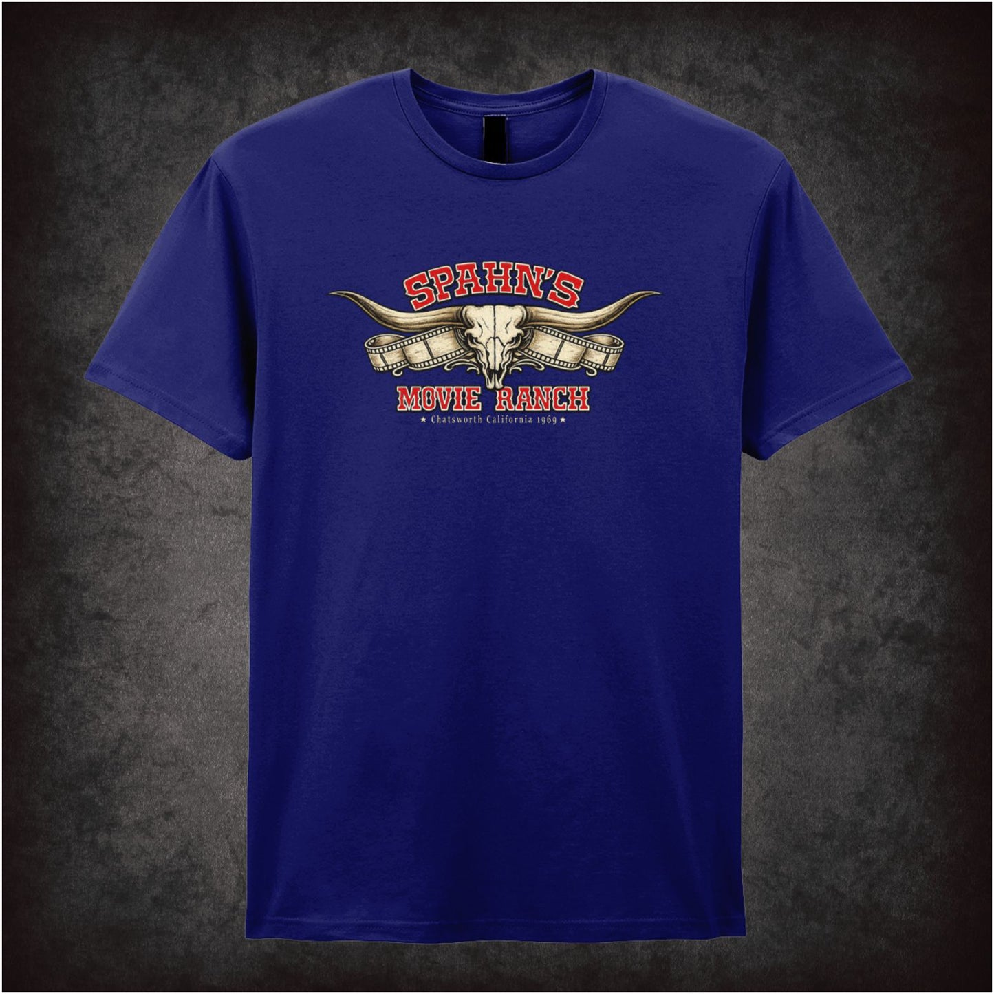 Spahn's Movie Ranch T-shirt in navy from Once Upon a Time in Hollywood