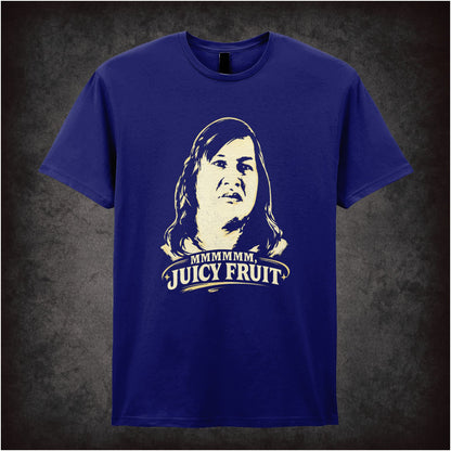 mmmm juicy fruit T-shirt in navy from One Flew Over The Cuckoos Nest