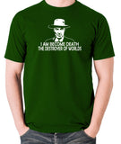 J Robert Oppenheimer Face Quote Inspired T Shirt - "I Am Become Death The Destroyer Of Worlds" T Shirt