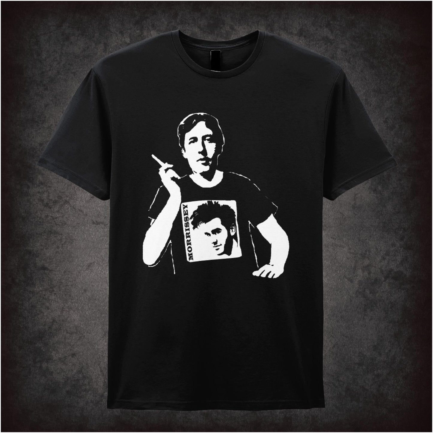 Oscar Wilde Wearing Morrissey T-Shirt – Cult Indie Music Graphic T-Shirt