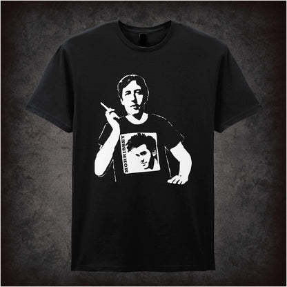 Oscar Wilde Wearing Morrissey T-Shirt – Cult Indie Music Graphic T-Shirt