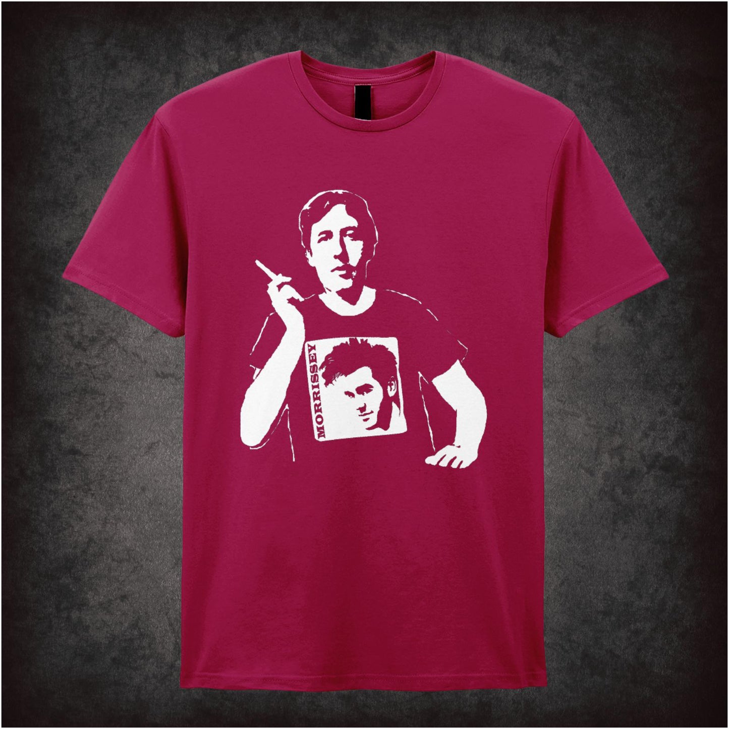 Oscar Wilde Wearing Morrissey T-Shirt – Cult Indie Music Graphic T-Shirt