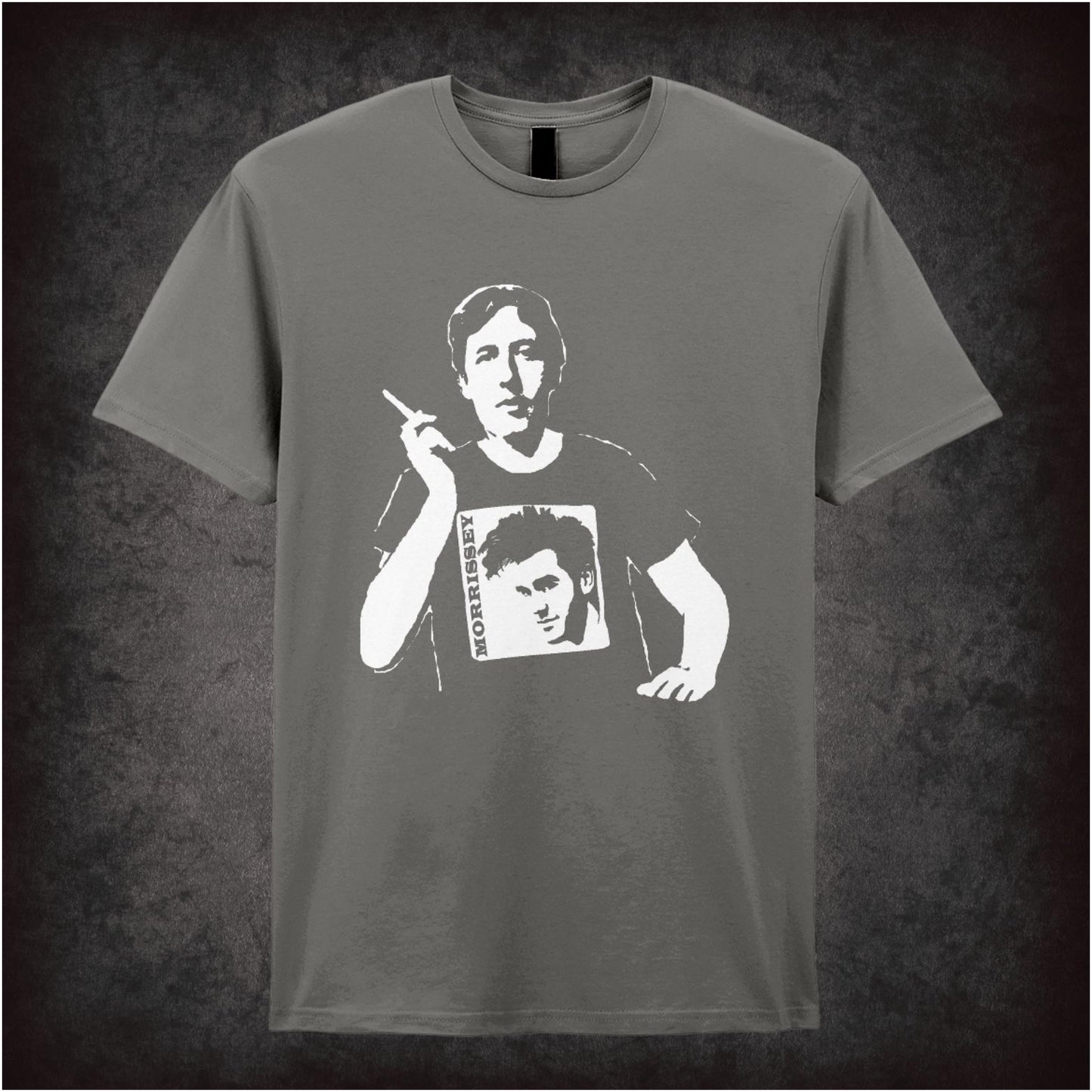 Oscar Wilde Wearing Morrissey T-Shirt – Cult Indie Music Graphic T-Shirt