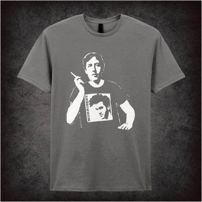 Oscar Wilde Wearing Morrissey T-Shirt – Cult Indie Music Graphic T-Shirt