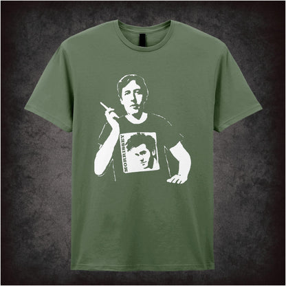 Oscar Wilde Wearing Morrissey T-Shirt – Cult Indie Music Graphic T-Shirt