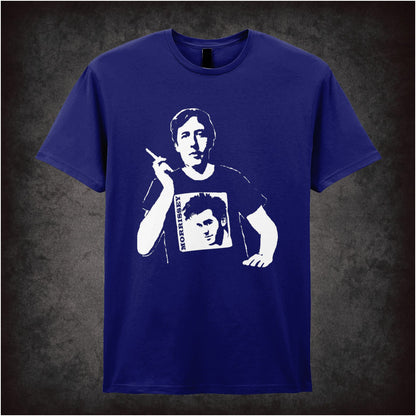 Oscar Wilde Wearing Morrissey T-Shirt – Cult Indie Music Graphic T-Shirt