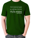 Oscar Wilde Quote Inspired T Shirt - "To Lose One Parent May Be Regarded As A Misfortune, To Lose Both Looks Like Carelessness" T Shirt
