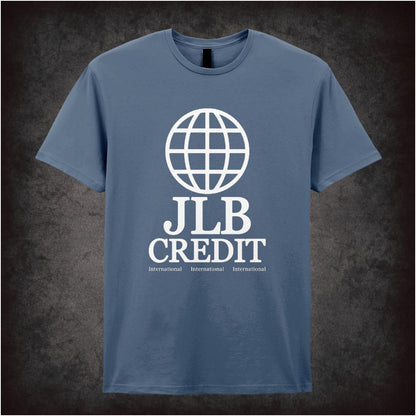 JLB Credit International peep show inspired unisex T-shirt with graphic design