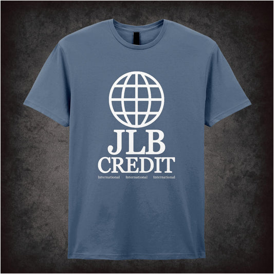JLB Credit International peep show inspired unisex T-shirt with graphic design