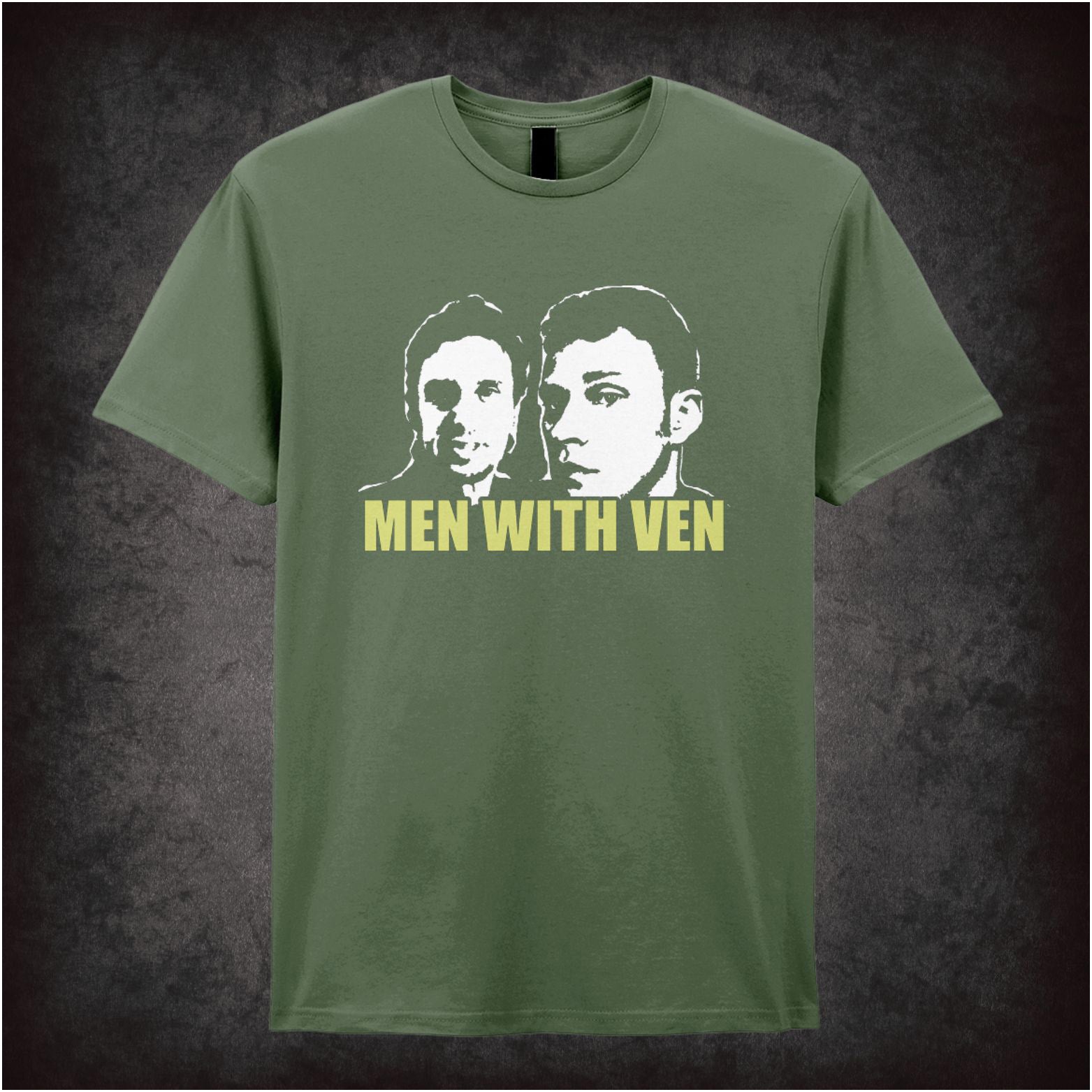 Men With Ven peep show inspired unisex T-shirt with graphic design