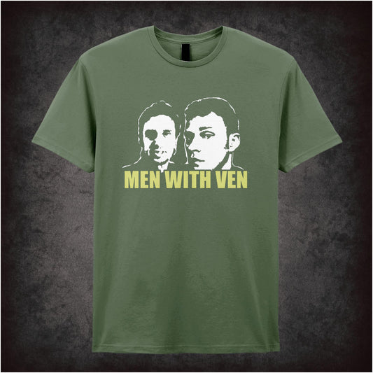 Men With Ven peep show inspired unisex T-shirt with graphic design