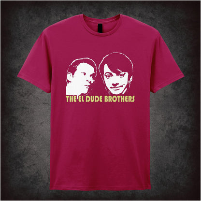 The El Dude Brothers peep show inspired unisex T-shirt with graphic design