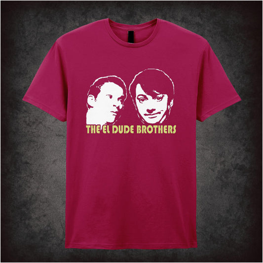 The El Dude Brothers peep show inspired unisex T-shirt with graphic design