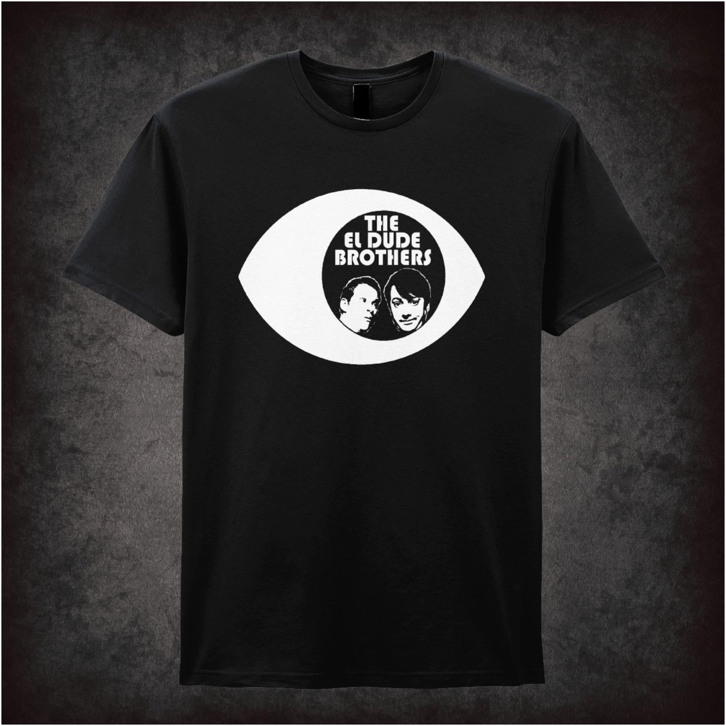 The El Dude Brothers Eye Logo – Cult British Comedy Graphic T-Shirt