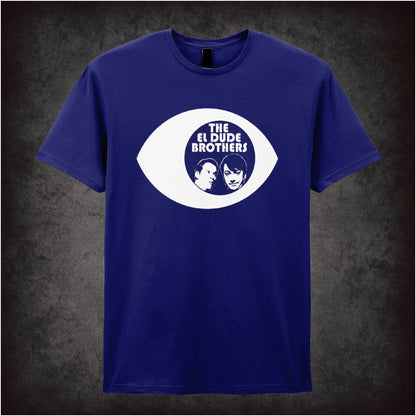 The El Dude Brothers Eye Logo – Cult British Comedy Graphic T-Shirt
