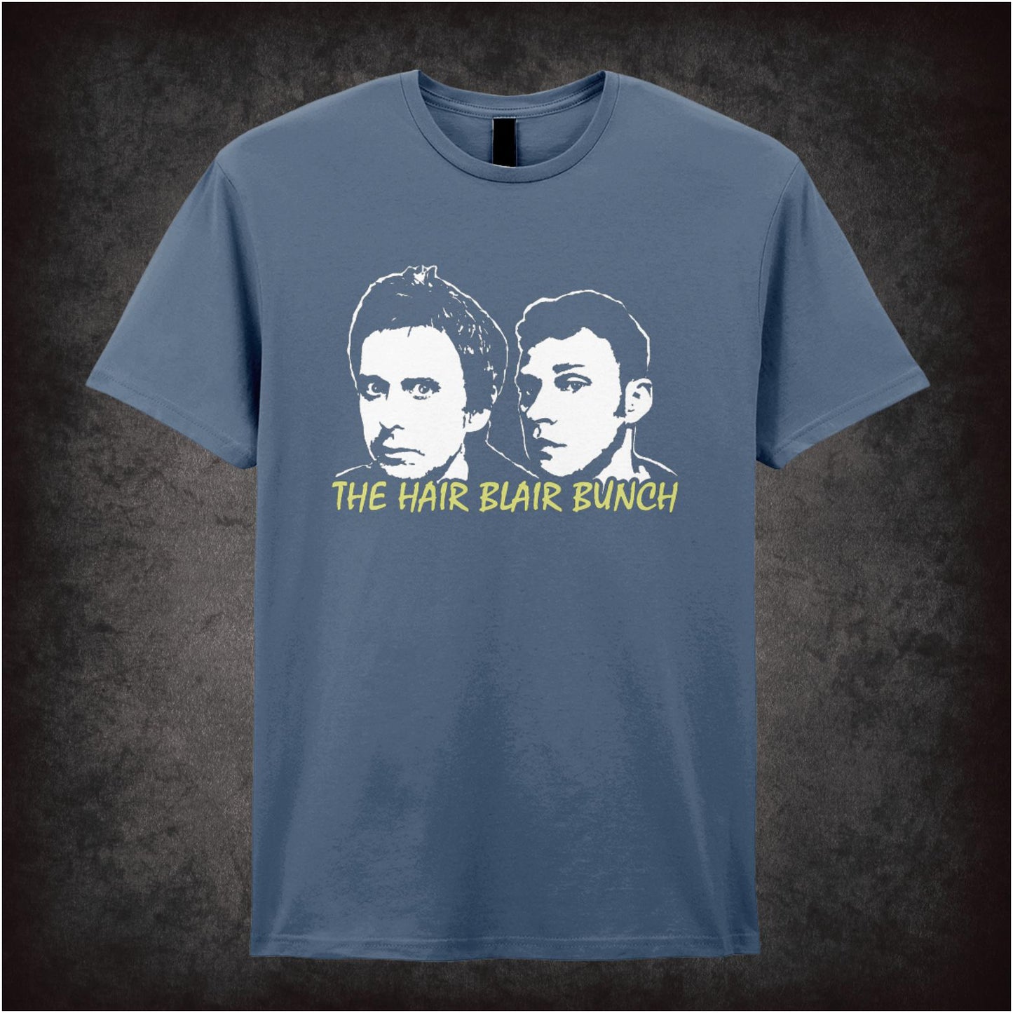 The Hair Blair Bunch peep show inspired unisex T-shirt with graphic design