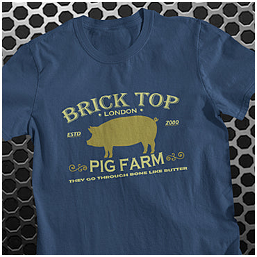 Brick Top Pig Farm - Snatch Inspired Unisex T Shirt