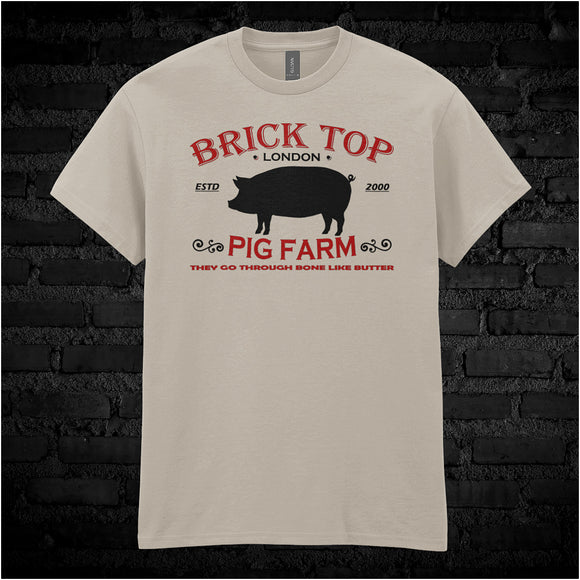 Brick Top Pig Farm - Snatch Inspired Unisex T Shirt
