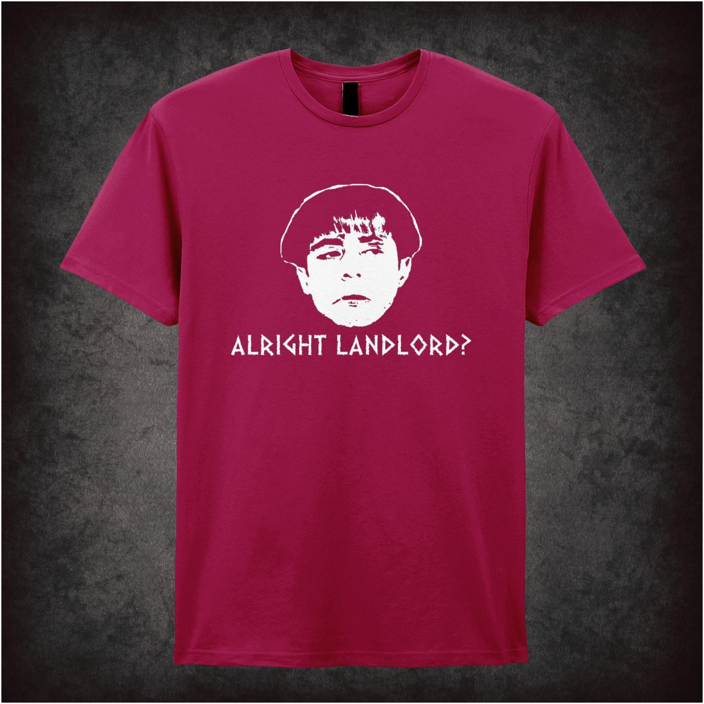 Alright Landlord? – Cult British Comedy Graphic T-Shirt