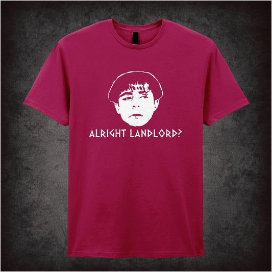 Alright Landlord? – Cult British Comedy Graphic T-Shirt