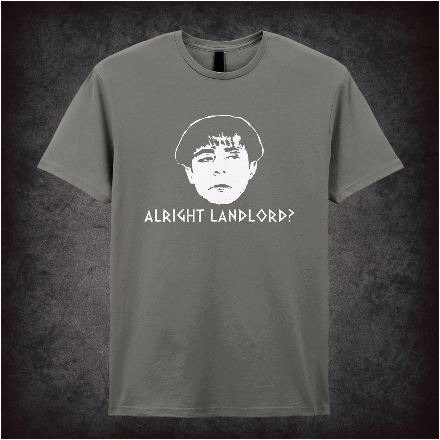 Alright Landlord? – Cult British Comedy Graphic T-Shirt