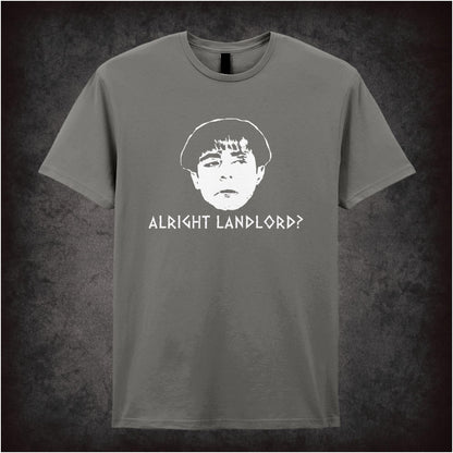 Alright Landlord? – Cult British Comedy Graphic T-Shirt