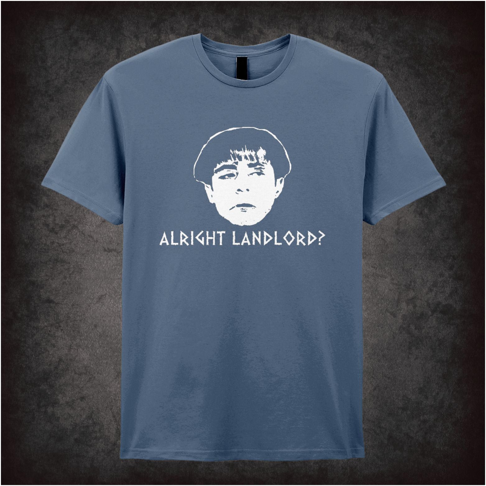 “Grumio ‘Alright landlord?’ T-shirt from Plebs”