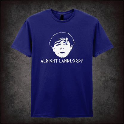 Alright Landlord? – Cult British Comedy Graphic T-Shirt