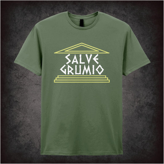 “‘Salve Grumio’ T-shirt from Plebs”